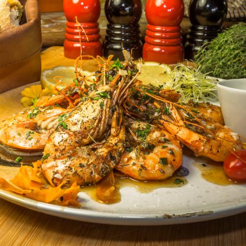 Duo de saumon et gambas