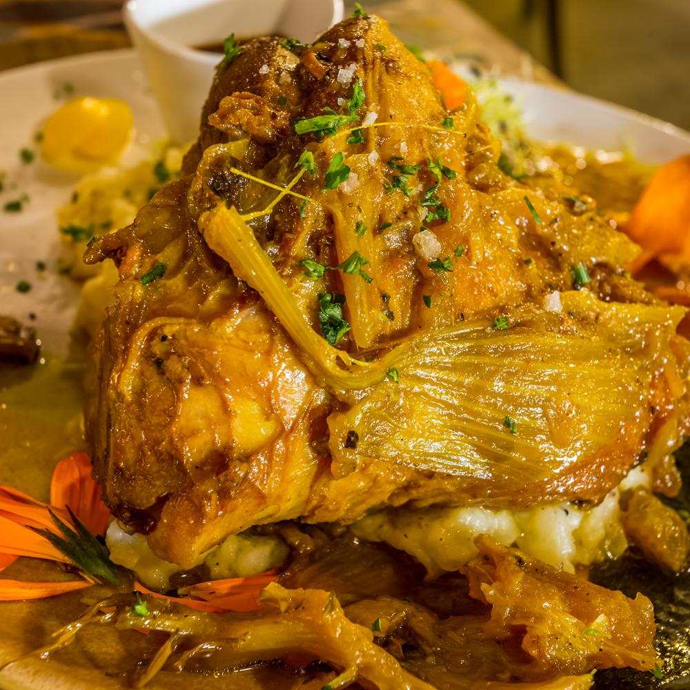 Souris d'agneau et sa purée